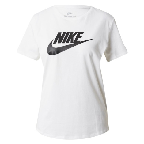 Nike Sportswear Funkčné tričko 'Essential'  čierna / biela
