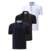 TRIPLE SET T8582 DEWBERRY MENS T-SHIRT-BLACK-WHITE-NAVY BLUE