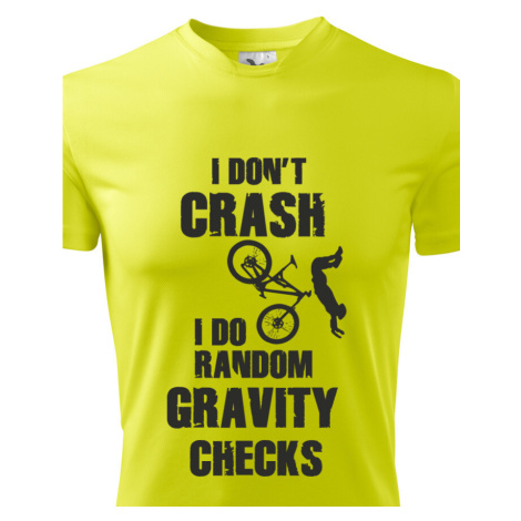 Pánske MTB tričko pre cyklistov RANDOM GRAVITY CHECKS