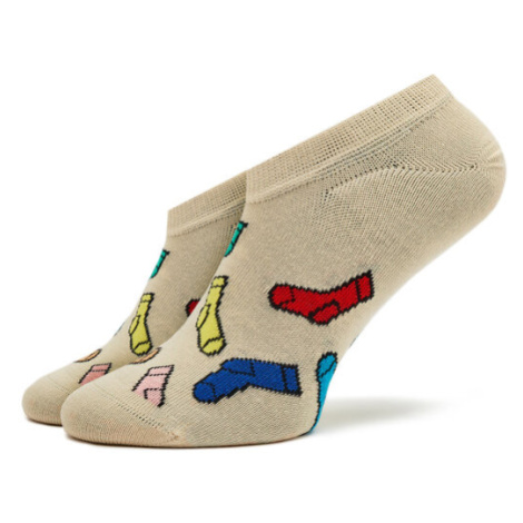 Happy Socks Ponožky Kotníkové Unisex SOC38-1300 Béžová