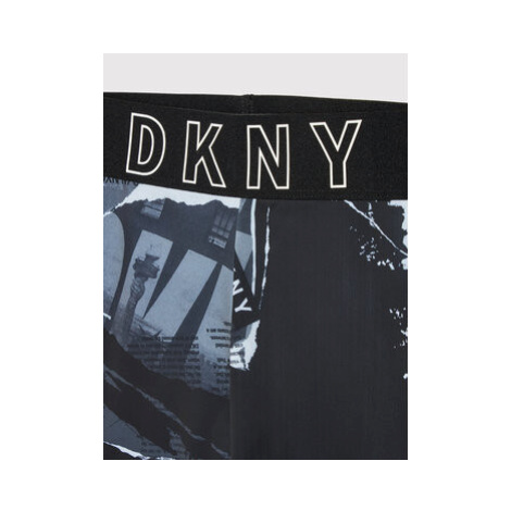 DKNY Cyklistické šortky D34A51 M Čierna Slim Fit