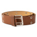 Women's brown belt made of ecological leather RUE PARIS