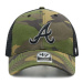 47 Brand Šiltovka MLB Atlanta Braves Branson Trucker B-CBRAN01GWP-CMB Zelená