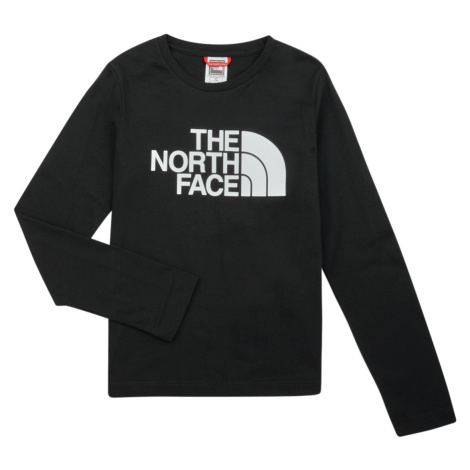 The North Face  Teen L/S Easy Tee  Tričká s dlhým rukávom Čierna