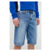 Rifľové krátke nohavice Calvin Klein Jeans pánske