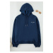 Trendyol Curve Navy Blue Hooded Basic Sweatshirt