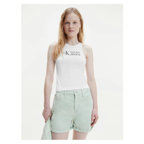 White Women's Tank Top Calvin Klein Jeans - Women