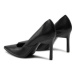 Calvin Klein Lodičky Heel Pump 90 Leather HW0HW01929 Čierna