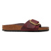 Birkenstock Šľapky Madrid Big Buckle Leoi 1028031 Bordová