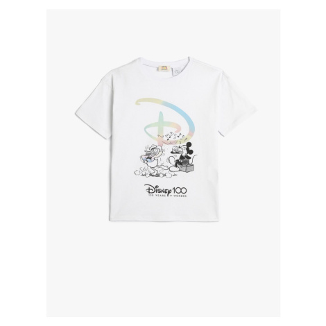 Koton Mickey Mouse T-Shirt Printed Licensed Short Sleeve Crew Neck Disney