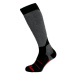 BLIZZARD-Wool Sport ski socks, black/red Čierna