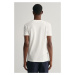 TRIČKO GANT SLIM PIQUE SS T-SHIRT EGGSHELL