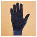 Detské jazdecké rukavice 100 modré