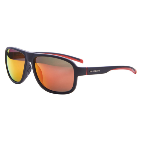 BLIZZARD-Sun glasses PCSF705110, rubber black, Zelená