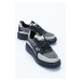 LuviShoes Aere Ice-black dámske tenisky