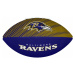 Wilson NFL JR Team Tailgate Football Baltimore Ravens Yellow/Blue Americký futbal