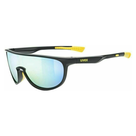 UVEX Sportstyle 515 Black Mat/Mirror Yellow Cyklistické okuliare