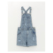 LC Waikiki Girl's Jeans with Ripped Detailed Overalls.