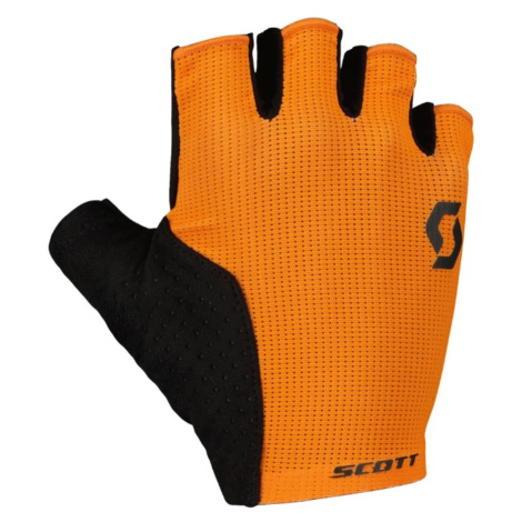 SCOTT Cyklistické rukavice krátkoprsté - ESSENTIAL GEL - oranžová
