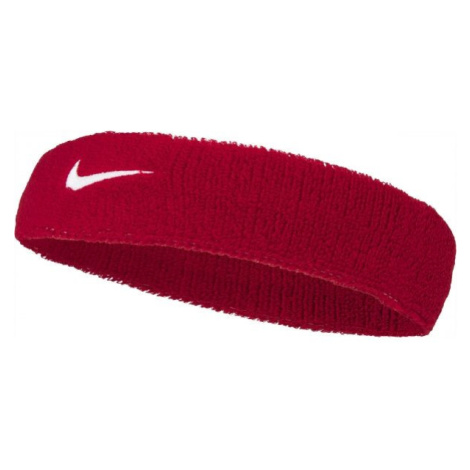 Nike SWOOSH HEADBAND Čelenka, červená, veľkosť