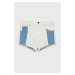 Detské rifľové krátke nohavice Pepe Jeans biela farba, vzorované,