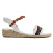 Tommy Hilfiger Espadrilky Rope Wedge T3A7-32777-0048X100 S Biela