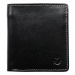 SEGALI Kožená peňaženka SG-2150719 čierno červená (malá)