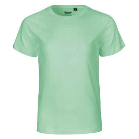 Neutral Detské tričko s krátkym rukávom z organickej Fairtrade bavlny