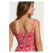 Shiwi Letné šaty 'Puerto'  červená / biela