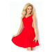 Červené šaty s výstrihom v tvare srdca model 4976175