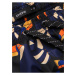 Oranžovo-modré pánske vzorované plavky Ombre Clothing Toucan