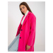 Dámsky kabát TW EN BI-7298-1.15 tmavo ružový - Och Bella one size tmavě růžová