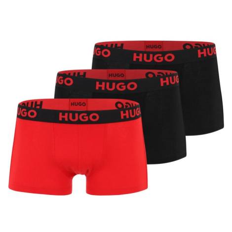 HUGO Boxerky  ohnivo červená / čierna Hugo Boss