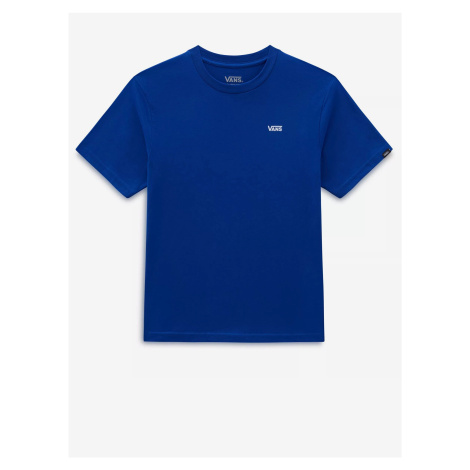 Blue Boys' T-Shirt VANS Left Chest Logo - Boys