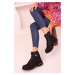 Soho Black-Black Women's Boots & Booties 13779