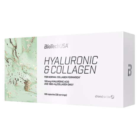 BioTech USA Hyaluronic & Collagen 120 kapsúl
