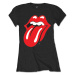 The Rolling Stones tričko Classic Tongue Čierna