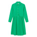 Marc O'Polo Košeľové šaty  trávovo zelená