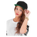 Classic 5 Panel Snapback Cap Black/Green