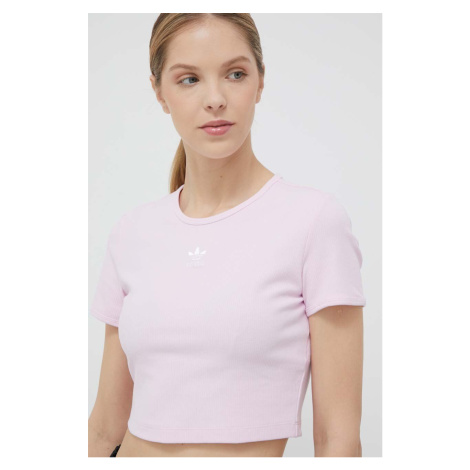 Tričko adidas Originals dámsky, ružová farba