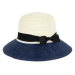 Art Of Polo Woman's Hat cz23108-3 White/Navy Blue