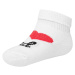 Dojčenské bavlnené ponožky New Baby I Love Mum and Dad biele, veľ:56 , 20C46458