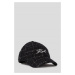 Šiltovka Karl Lagerfeld K/Signature Boucle Cap Black