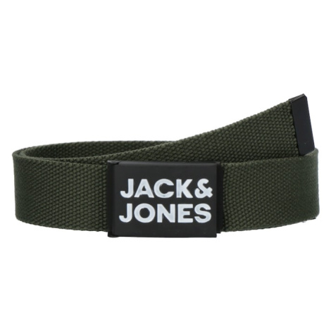 Jack & Jones Junior Opasky 'JACBIRK'  tmavozelená / čierna / biela