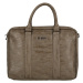 Enrico Benetti Rotterdam 15" Notebook Bag Medium Taupe