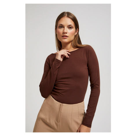 Fitted blouse with long sleeves Moodo