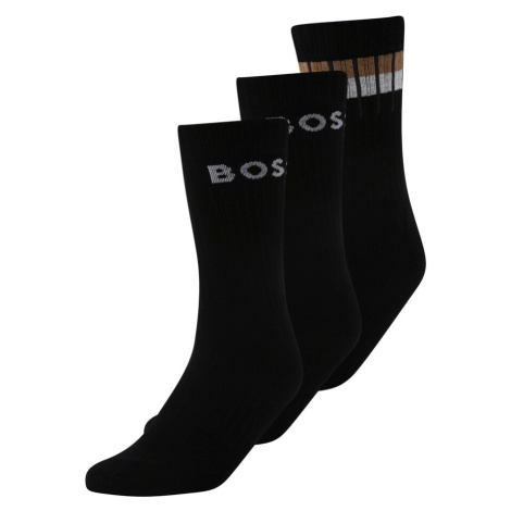 BOSS Orange Ponožky  hnedá / čierna / biela Hugo Boss
