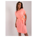 Peach dress with ties from RUE PARIS