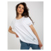 Basic white cotton blouse for everyday use