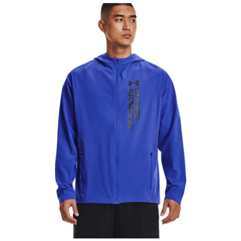 Pánska tréningová bunda UNDER ARMOUR UA OUTRUN THE STORM JACKET-BLU-1361502-486